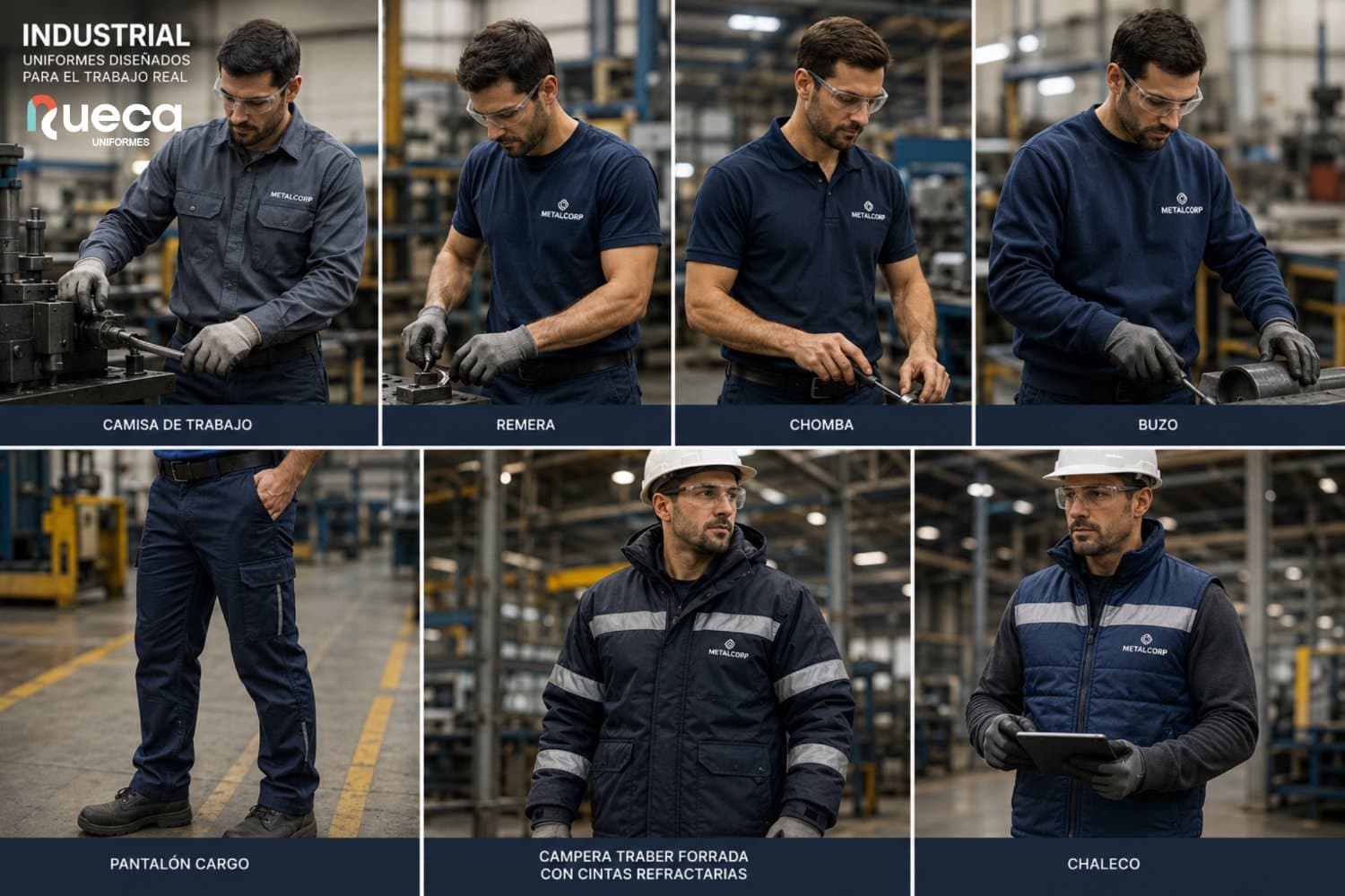 Uniformes Rueca para Industrial